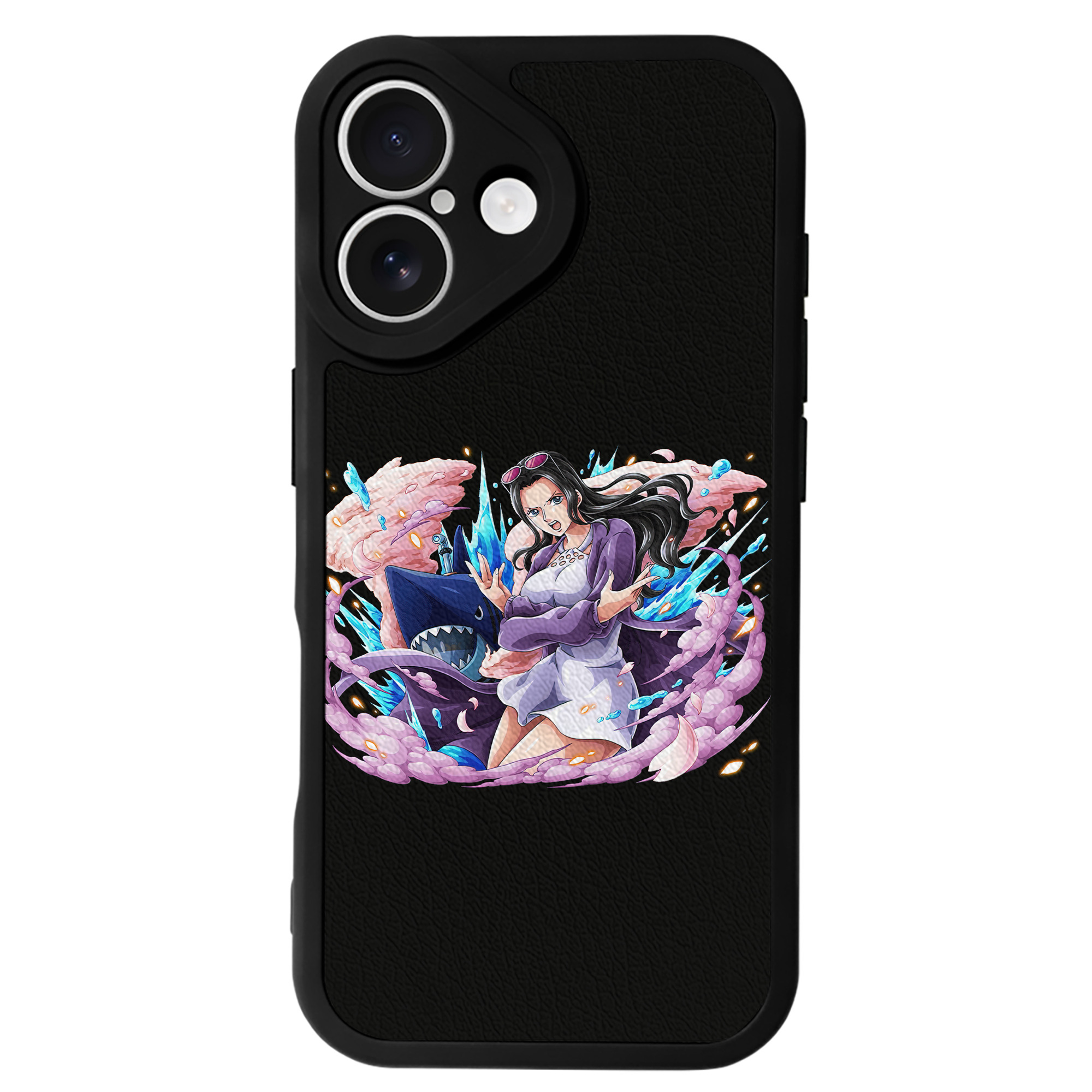 （画像用） ワンピース ニコ・ロビン ONE PIECE Nico Robin 【iPhone 16シリーズ対応】シリコンスマホケース（レザー調） 材質：シリコン